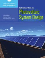 Introduction to Photovoltaic System Design